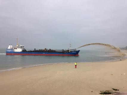Pas de lien entre l'extraction de sable en mer et l'évolution du trait de côte en France