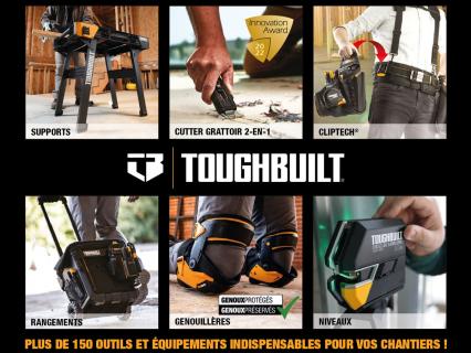 ToughBuilt, la nouvelle marque référence d’outillage et équipements innovants