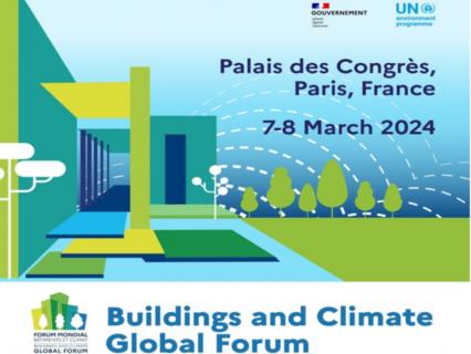 C'est parti pour le Forum mondial "Bâtiments et climat" !