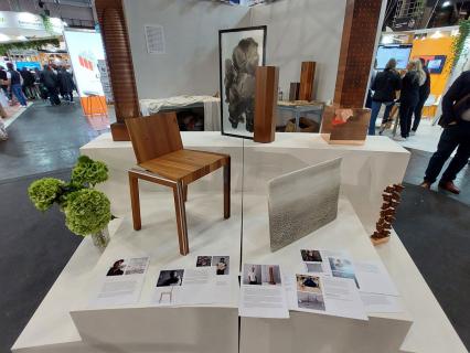 Batimat : quand des artistes recyclent les déchets du BTP en œuvres d'art