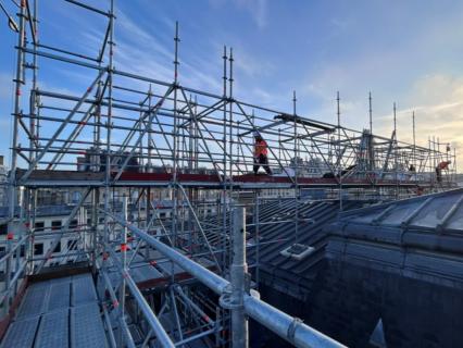 Rénovation du château de la Muette : Layher France au service du patrimoine français