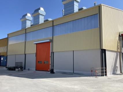 CHAROT : Inauguration du nouveau bâtiment de grenaillage et de peinture