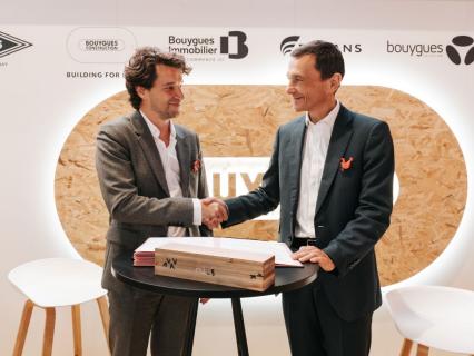 Partenariat : Woodoo et Bouygues industrialisent un nouveau matériau bas carbone