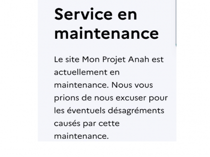 La plateforme MaPrimeRénov' déjà en maintenance suite à une panne informatique