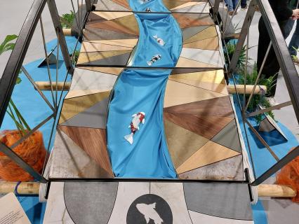 À Artibat, un pont de talents s'inspire des croquis de Léonard de Vinci