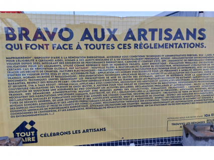 Tout Faire prend le parti des artisans du bâtiment à travers sa campagne "Hors Normes"