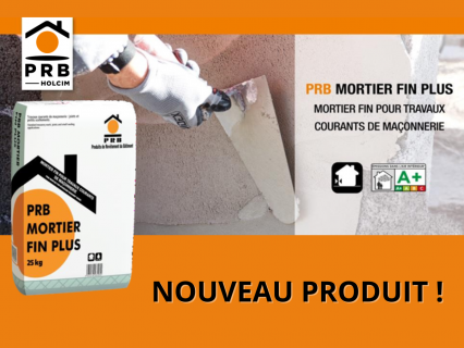 PRB MORTIER FIN PLUS : Le mortier pratique et performant