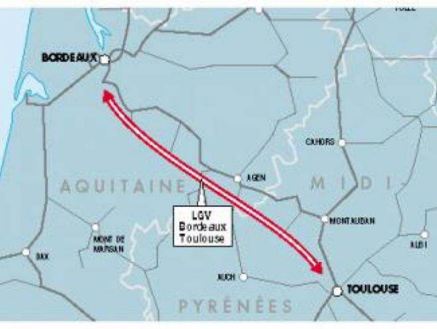 LGV Bordeaux-Toulouse et Bordeaux-Dax: feu vert du Conseil d'Etat