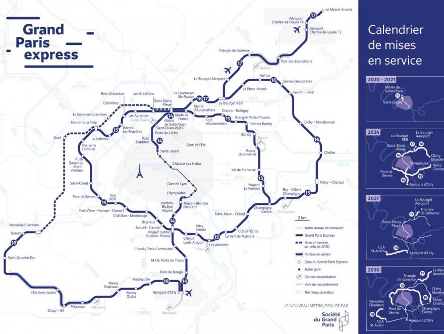 La Société du Grand Paris sécurise 50 % de la construction du Grand Paris Express