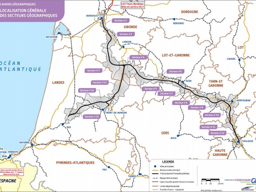 LGV Sud-Ouest: la métropole de Bordeaux vote sa participation au financement
