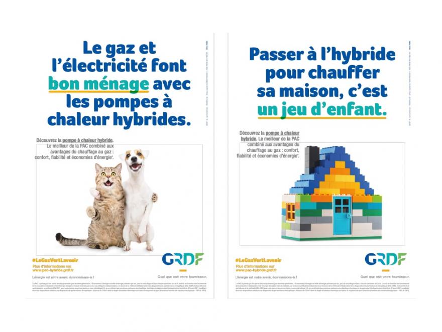 GRDF lance une campagne de pub pour promouvoir les pompes à chaleur hybrides