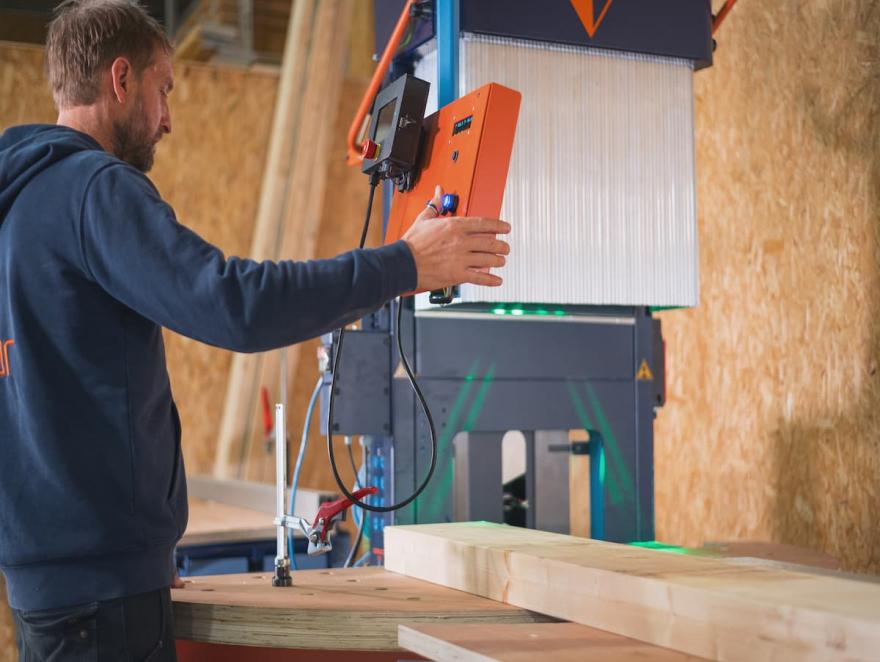 Le fabricant français de fraiseuses portatives pour le bois Epur au salon Ligna de Hanovre