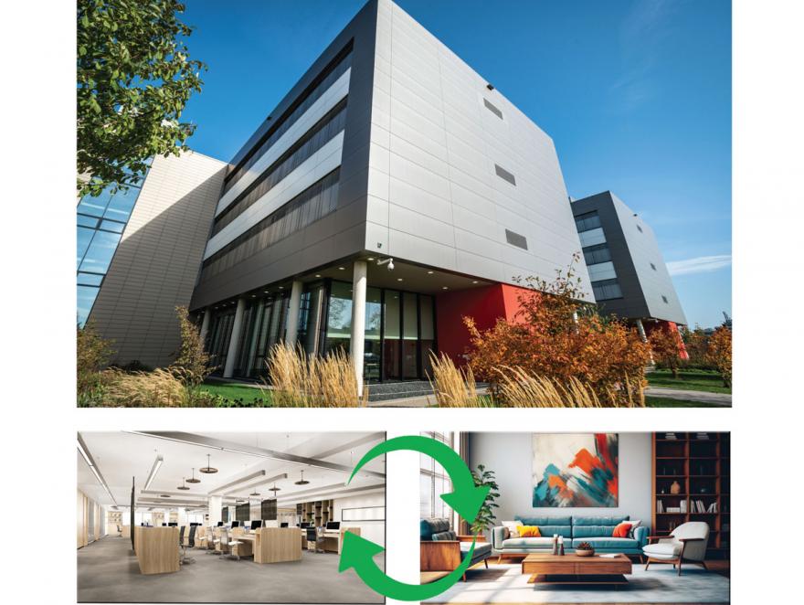 Le système poteaux-dalle mixte bois-béton Reverso