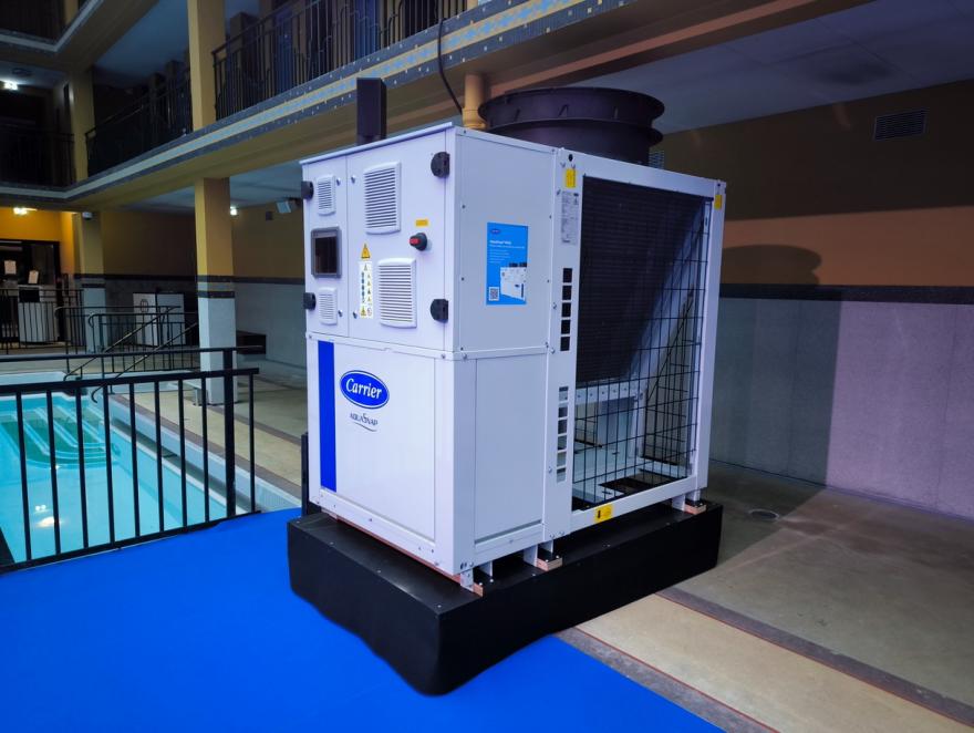 Carrier lance une nouvelle pompe à chaleur au R290 pour le collectif et le tertiaire