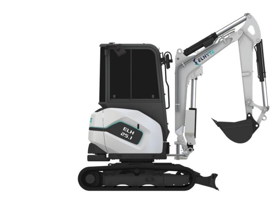 La start-up française Elhyte lance sa première mini-pelle compacte rétrofitée 2,5t