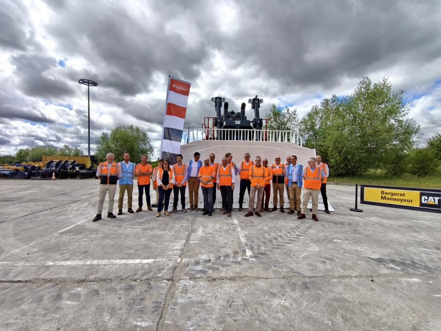 Le D11, le plus gros bulldozer de Caterpillar, sera sur le chantier de Penly mi-juillet