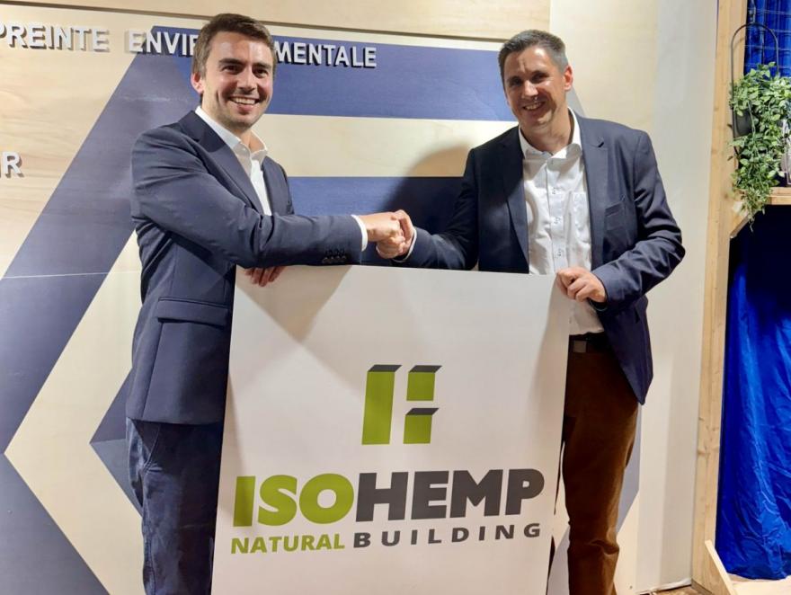 Marché des éco-matériaux : un partenariat IsoHemp® et Chaux Saint-Astier®