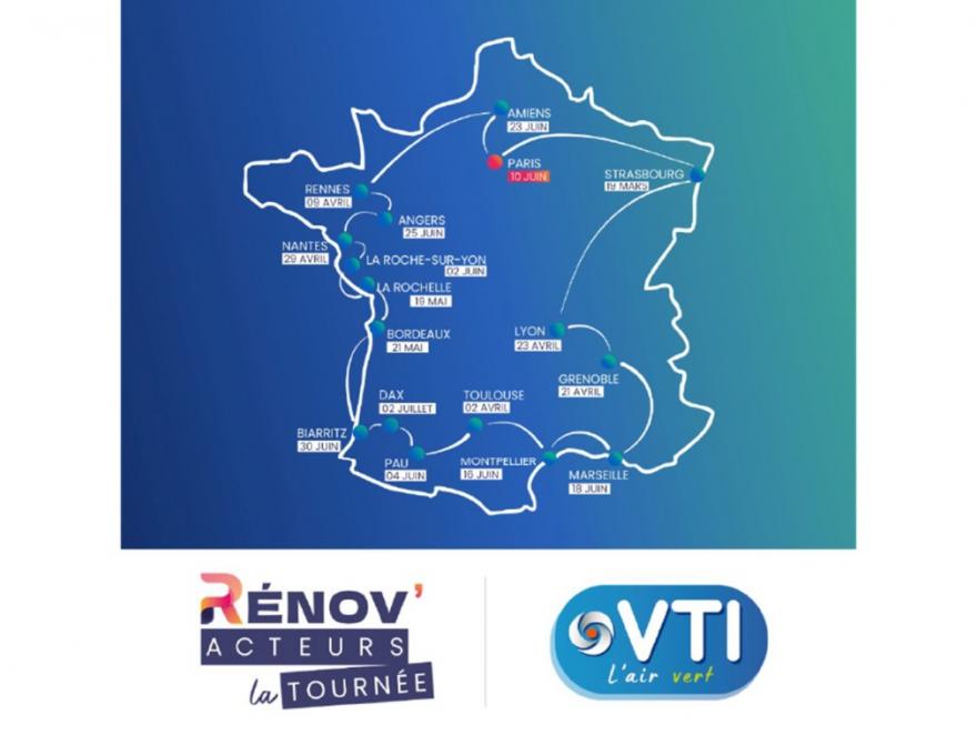 Ventilation et rénovation : VTI en première ligne sur la tournée Rénov’acteurs 2026