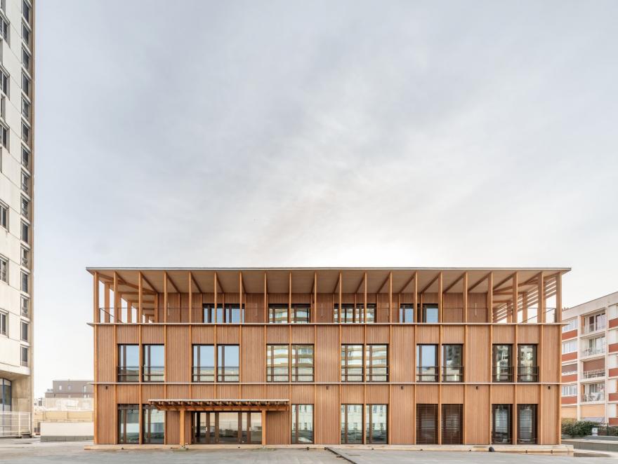 Le Pavillon Keller, porte-drapeau de la construction biosourcée à Paris