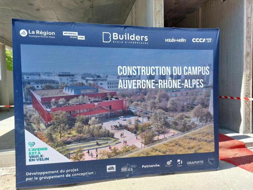 À Vaulx-en-Velin, Builders construit son nouveau campus ultra bas carbone et innovant