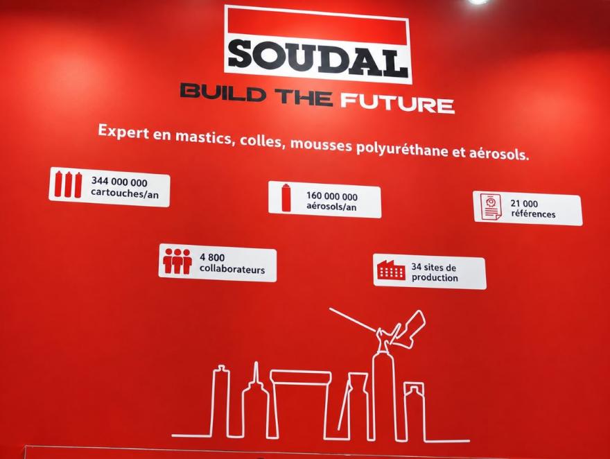 Soudal met ses solutions professionnelles en avant au Paris Builders Show