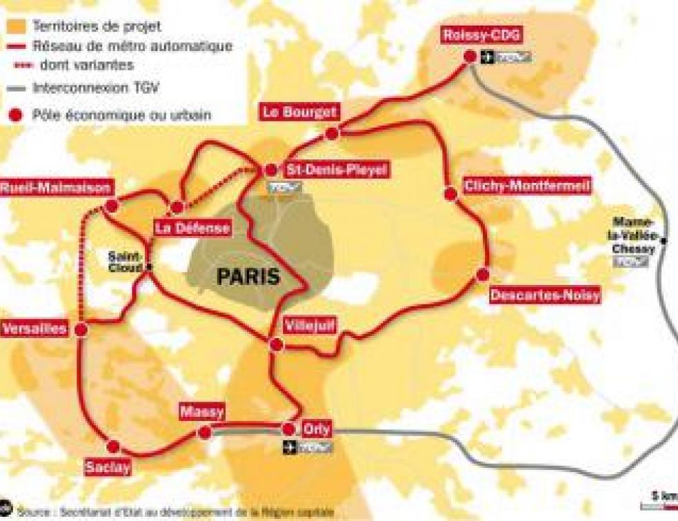 Grand Paris: les 1ers forages du métro avant la fin avril