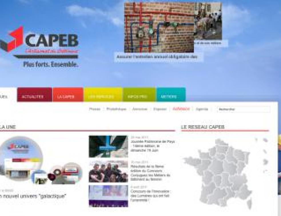 Un nouveau portail internet pour la Capeb