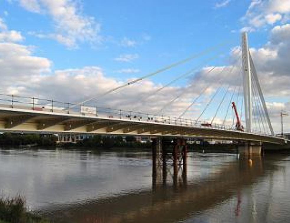 Inauguration du pont Eric Tabarly à Nantes