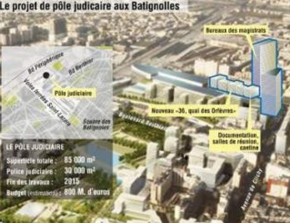 Paris: Bouygues va construire et exploiter le futur palais de justice