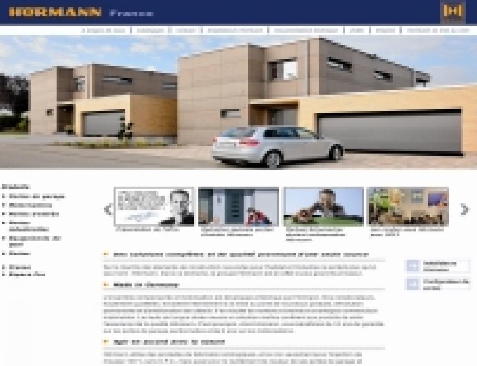 Hörmann lance son nouveau portail internet : clarté et efficacité à l’honneur