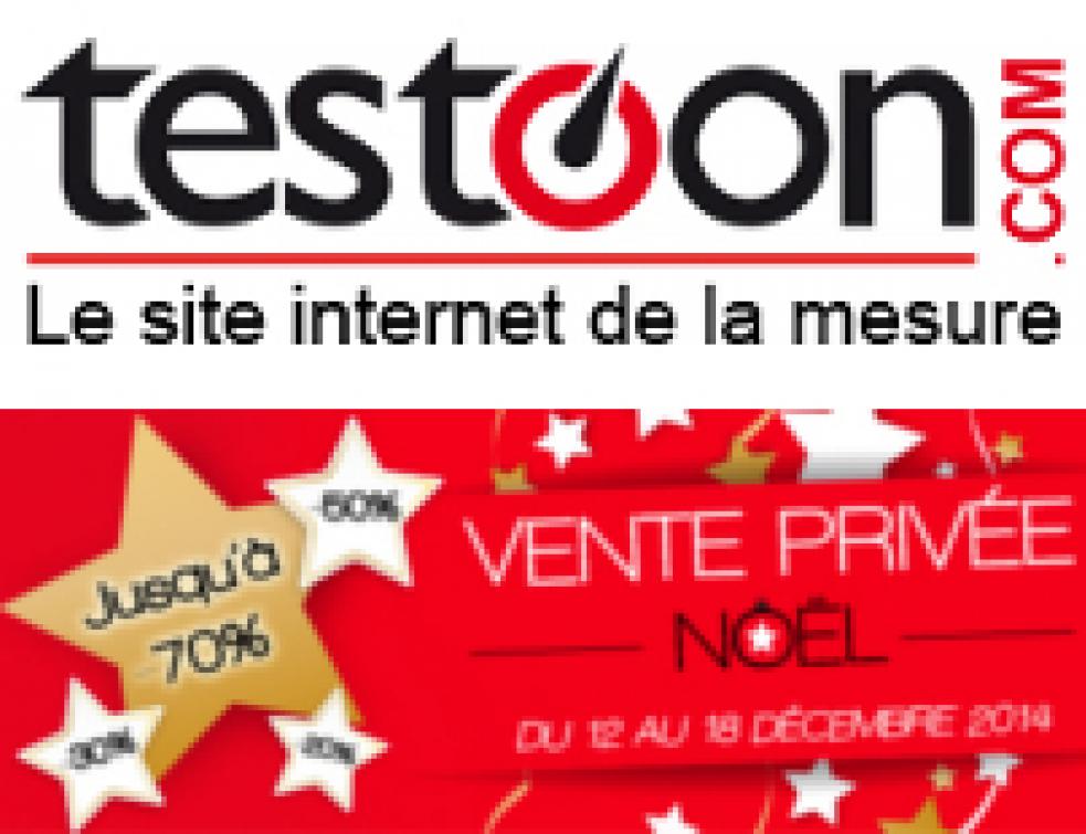 TESTOON annonce le lancement de sa vente privée spéciale Noël