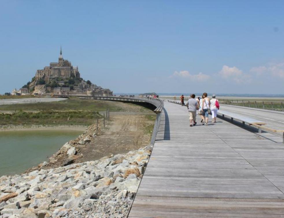 Le Mont-Saint-Michel redevient une île