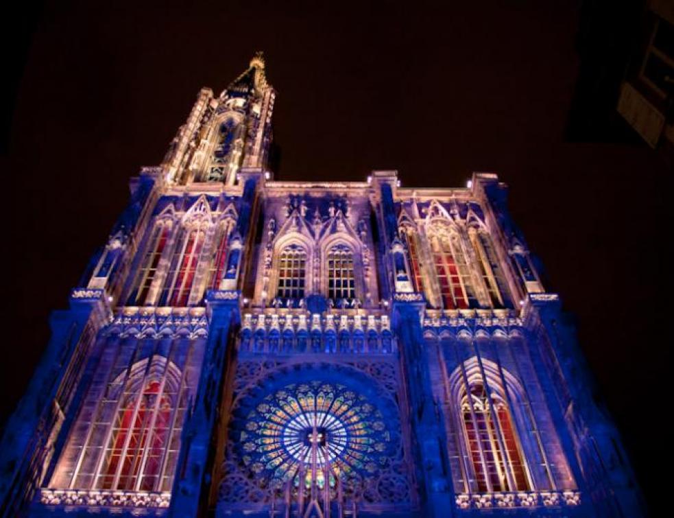 La cathédrale de Strasbourg retrouve ses couleurs pour l'été