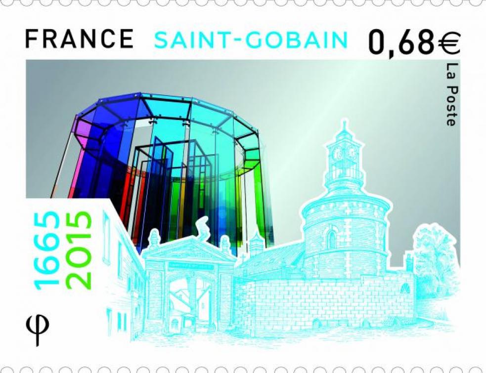 Pour ses 350 ans, Saint-Gobain se paie un timbre