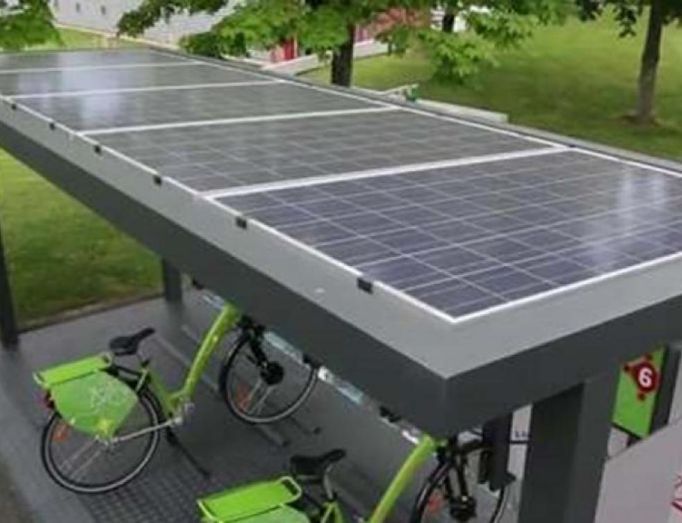 Solutions COP 21 : une station solaire pour vélos électriques