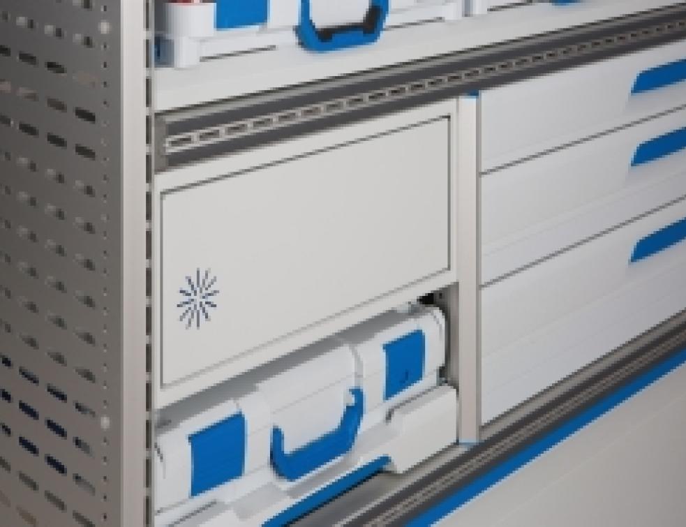 Nouveauté Sortimo : Le coffre à verrouillage RFID