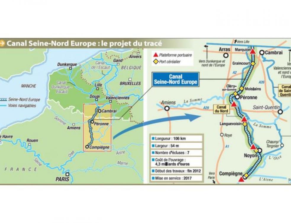 Les élus veulent régionaliser le projet Canal Seine-Nord