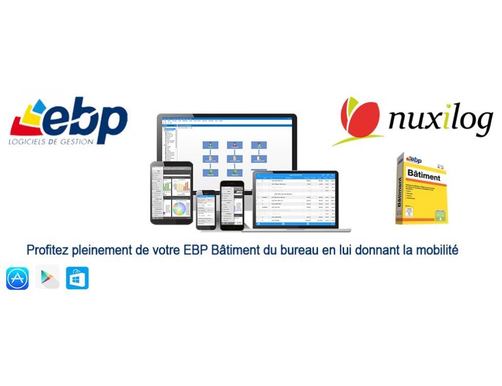 EBP Bâtiment interfacé avec l’application NuxiDev©