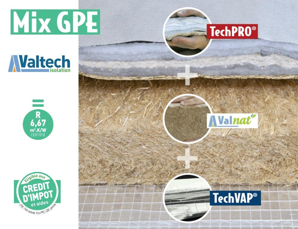 Isolation toiture : le Mix GPE de Valtech gagne en performances thermiques