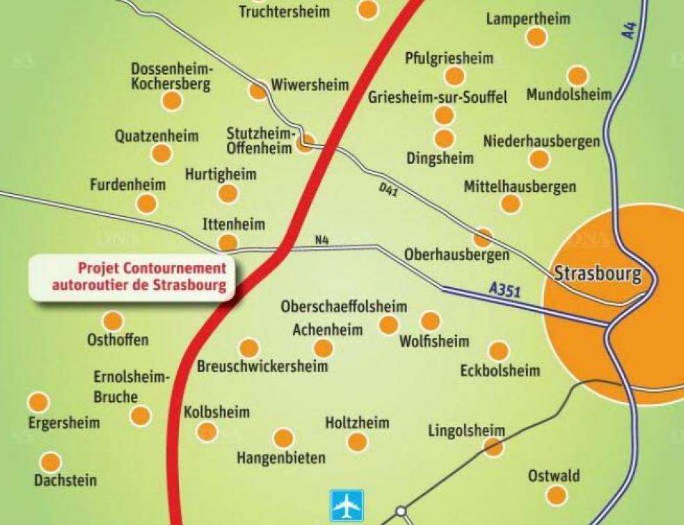 Projet de rocade à Strasbourg : rejet d'un référé pour suspendre les travaux