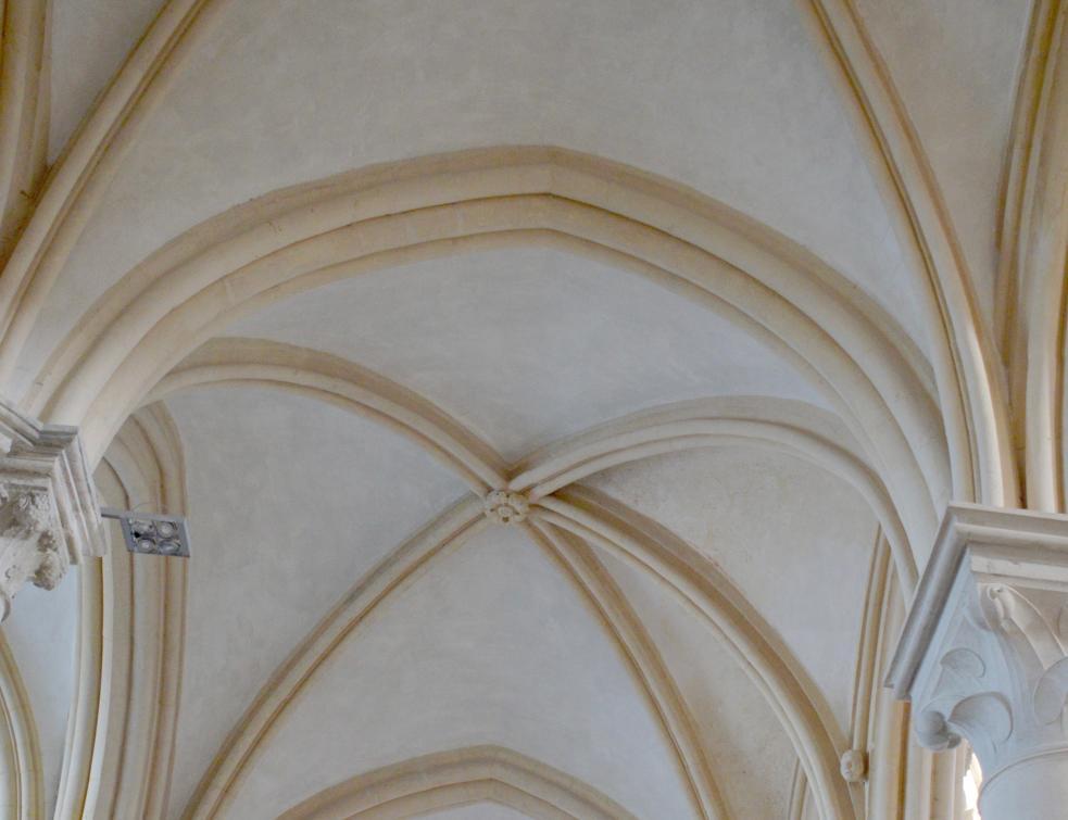 Une reproduction rare d'enduits à l’ancienne dans la Basilique de Vézelay