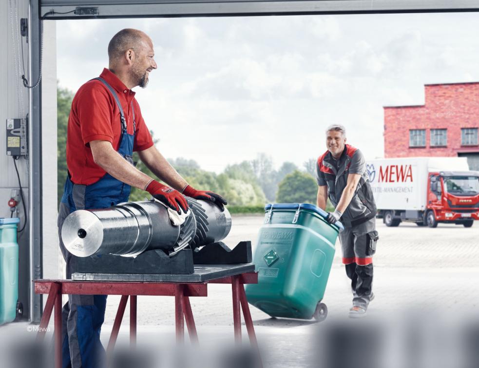 Les lavettes réutilisables MEWA contribuent à la sécurité des employé