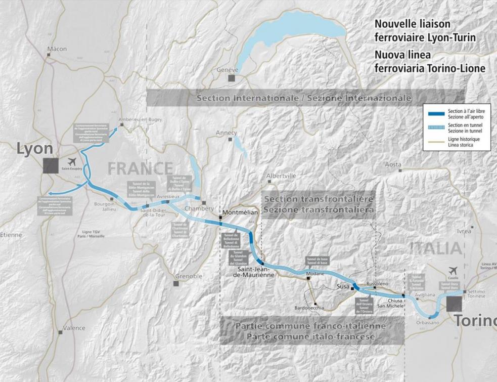 Tunnel Lyon-Turin: 4 puits à 220 Millions d'euros pour le groupement Vinci