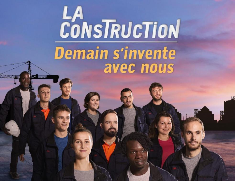 Une campagne nationale à la télé pour promouvoir les métiers de la Construction
