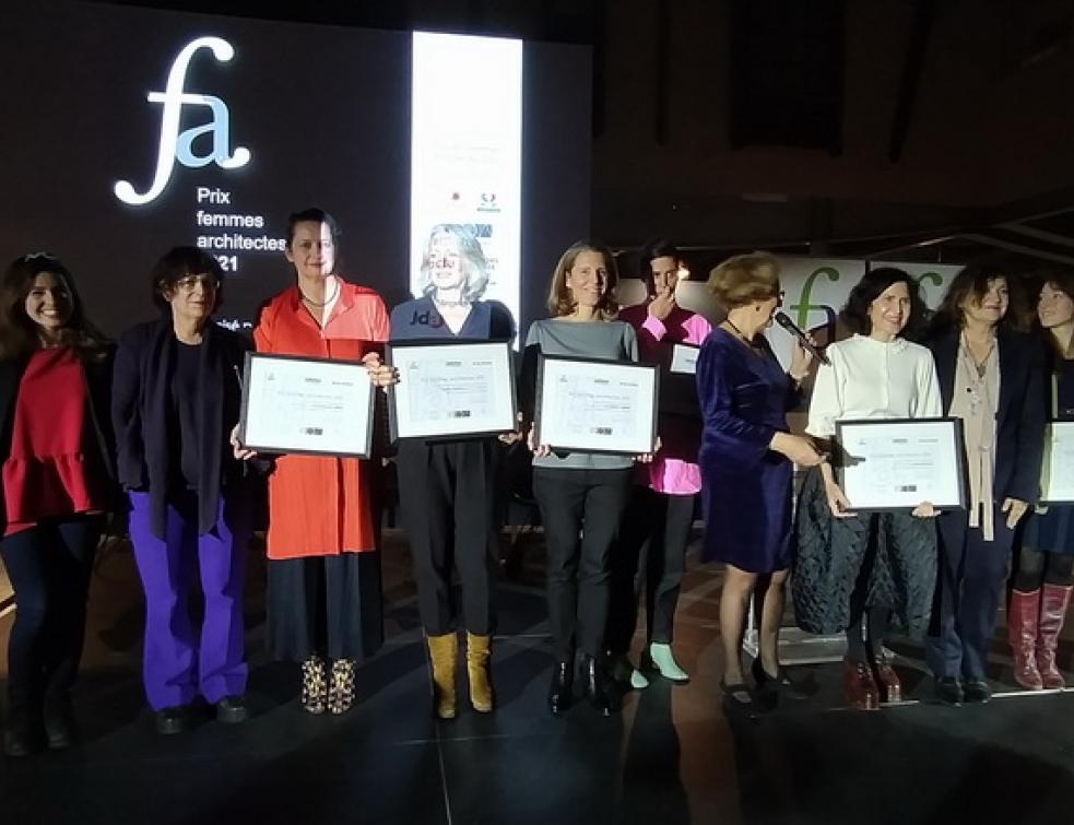 Anne-Françoise Jumeau reçoit le prix « Femme Architecte » 2021 décerné par l’ARVHA