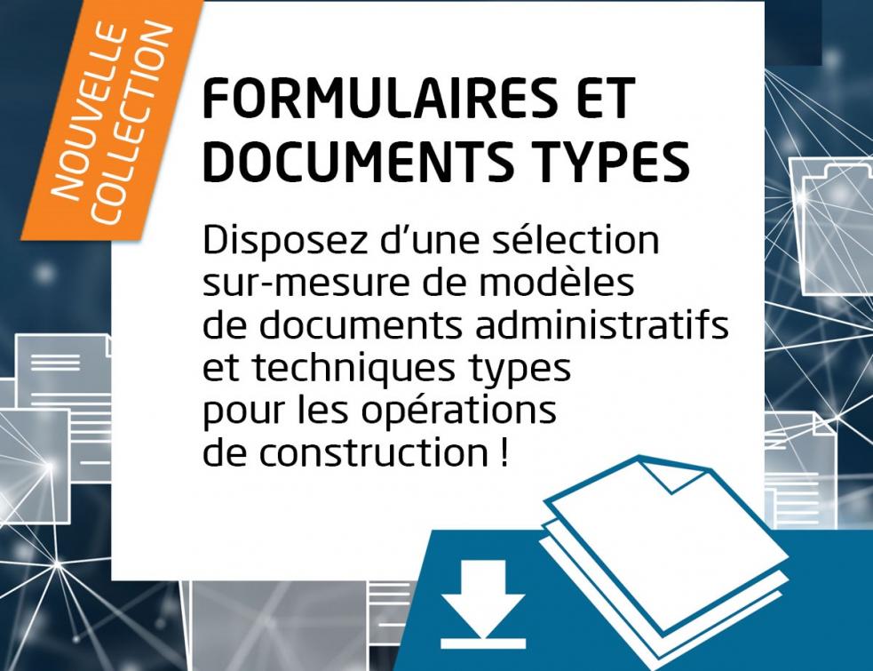 Nouvelle collection CSTB Éditions : Formulaires et documents types