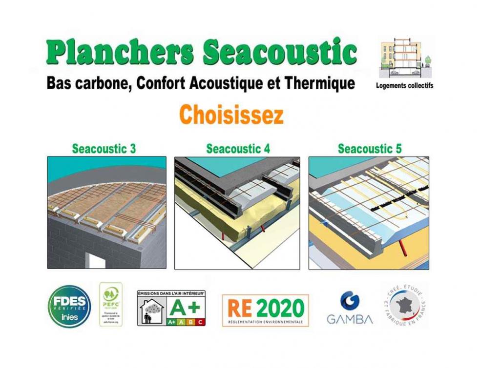 Planchers Seacoustic 3, 4, 5 : Choisissez