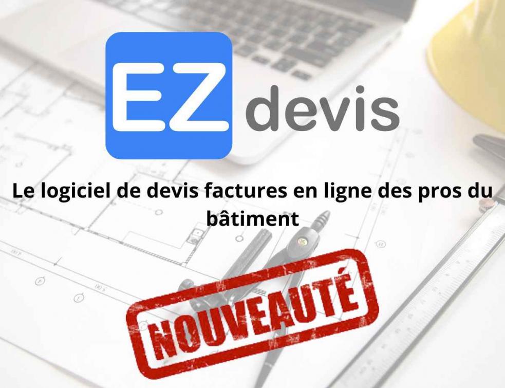 EZ-devis : le logiciel de devis factures en ligne des pros du bâtiment