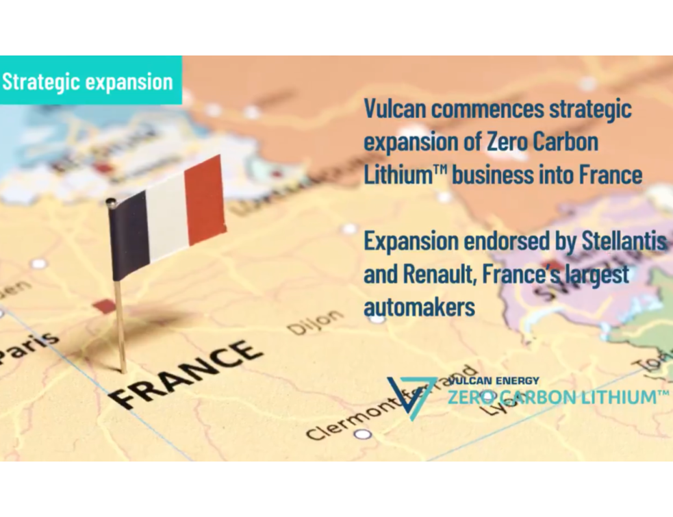 Le lithium alsacien bientôt exploité par Vulcan Energy