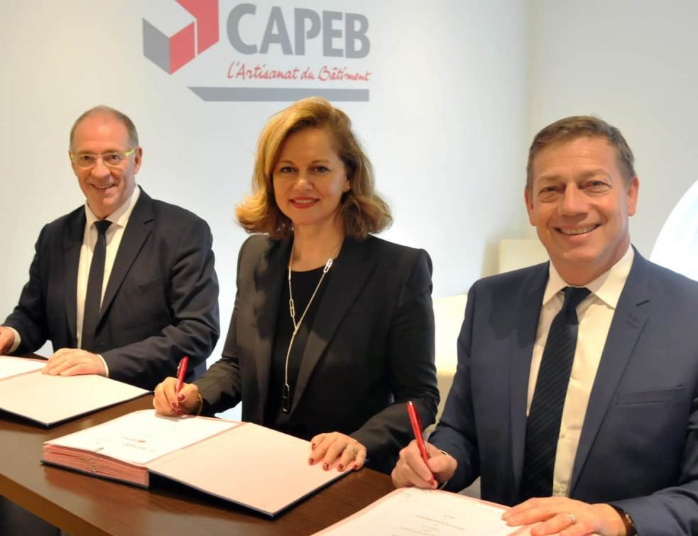 David Morales, Valérie Lebon et Jean-Christophe Repon signent un accord de partenariat